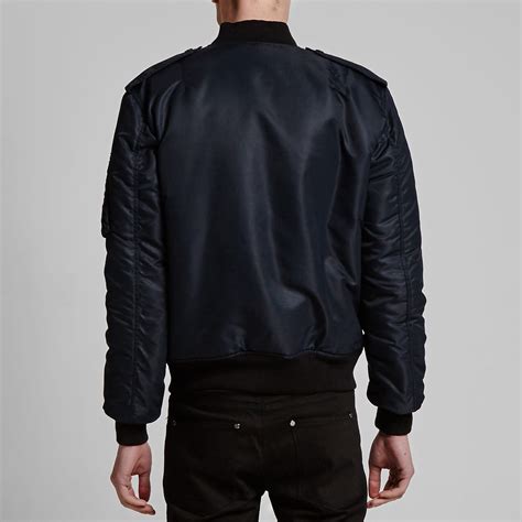 bomber jacket yves saint laurent|saint laurent bomber jacket men.